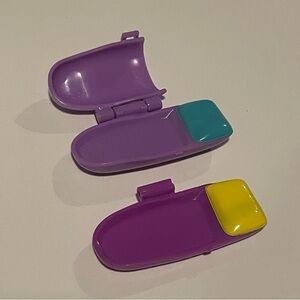 Vintage Polly Pocket 2003 Treetop Clubhouse Purple Sleeping Bag